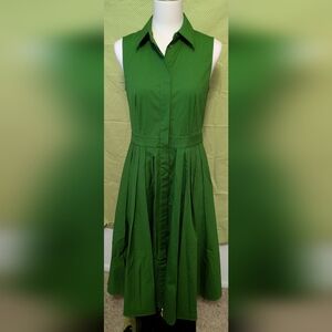 Michael Kohrs No Sleeve Green Dress
